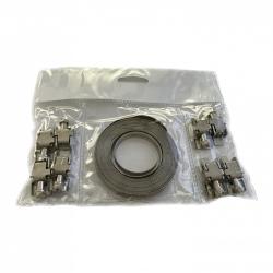 Banda sin fin EB9 - material W4 - ancho de banda 9 mm - longitud 3 m - con 8 cabezas - precio por juego