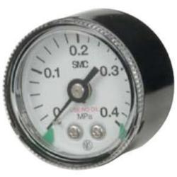 SMC Manometer G46-SR - f&uuml;r Reinraum-Regler mit Grenzwertanzeige - Au&szlig;en-&Oslash; 42 - Druckbereich 0,2 bis 1,0 MPa - Preis per St&uuml;ck