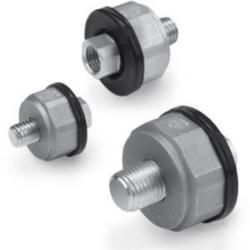 SMC-compensator JT - standaard - licht en compact - zuiger-&Oslash; 20 tot 40 mm - M8 x 1,25 tot M14 x 1,5