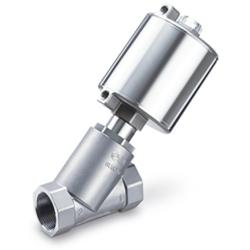 Valvola a sede inclinata SMC JSB - azionamento pneumatico - Acciaio inossidabile 304 - Testa pilota da &Oslash; 40 a 125 mm - Prezzo al pezzo