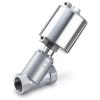 Vanne &agrave; si&egrave;ge inclin&eacute; SMC JSB - &agrave; commande pneumatique - acier inoxydable 304 - t&ecirc;te pilote &Oslash; 40 &agrave; 125 mm - prix &agrave; l'unit&eacute;