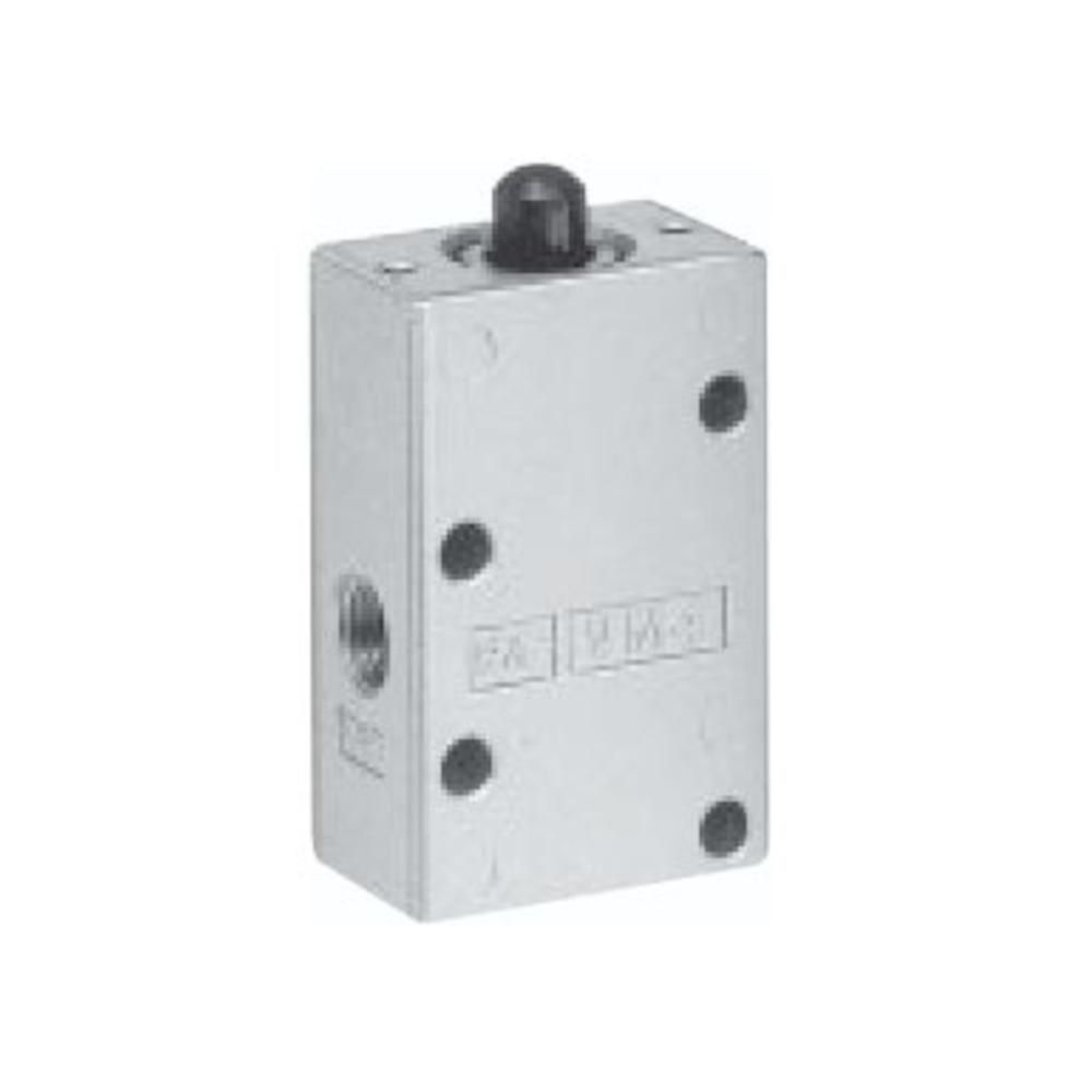Vanne m&eacute;canique &agrave; 3 voies SMC EVM430 - Raccord G 1/8" - jusqu'&agrave; 10 bars - 7 mm&sup2; - Prix &agrave; l'unit&eacute;