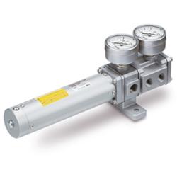 Regulador de posici&oacute;n SMC IP200 - Carrera de 45 a 300 mm - Presi&oacute;n de alimentaci&oacute;n de 3 a 7 bar - Di&aacute;metro de pist&oacute;n utilizable de 50 mm o superior - Precio por unidad