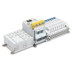 SMC Compacte veldbusmodule EX245-FPS - 2 push-pull-connectoren 24 V - Prijs per stuk