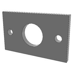 SMC Flansch C85F25 - f&uuml;r ISO-Zylinder C85 - f&uuml;r Kolben-&Oslash; 20 und 25 mm - Preis per St&uuml;ck
