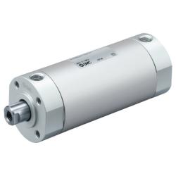 SMC Cylinder pneumatyczny CDG3 - Kr&oacute;tka wersja - dwustronnego działania - tłoczysko z gwintem wewnętrznym - z magnesem