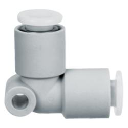 Raccord coud&eacute; SMC KGL - PBT - -1 &agrave; 10 bars - &Oslash; ext&eacute;rieur du tuyau : 4 &agrave; 16 mm - Conditionnement : 2 pi&egrave;ces - Prix &agrave; l'unit&eacute;