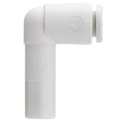 Raccord coud&eacute; SMC KQ2L - PBT - &Oslash; de tuyau de 1/8" &agrave; 1/2" - Raccords de 1/8" &agrave; 1/2" - Conditionnement de 10 pi&egrave;ces - Prix &agrave; l'unit&eacute;