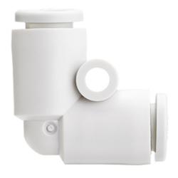 Raccord coud&eacute; SMC KQ2L - PBT - &Oslash; de tuyau de 1/8" &agrave; 1/2" - Conditionnement de 10 pi&egrave;ces - Prix &agrave; l'unit&eacute;