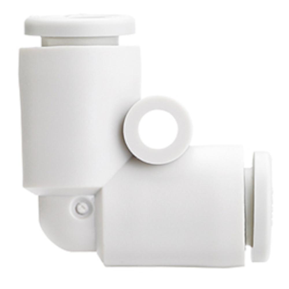 Raccord coud&eacute; SMC KQ2L - PBT - &Oslash; de tuyau de 1/8" &agrave; 1/2" - Conditionnement de 10 pi&egrave;ces - Prix &agrave; l'unit&eacute;