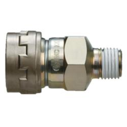 SMC S-koppling KK130S-MS - Bussning med utv&auml;ndig g&auml;nga - St&aring;l - AG R 1/8" till 1/2" - 5-pack - Pris per styck