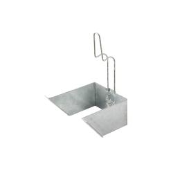 Radkeilhalterung - verzinkt - Nenngröße 46 oder 53 mm - VE 2 Stück -  Preis per Stück