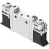 FESTO – zawór elektromagnetyczny VUVG-L10A-M3-1P3 – zawór 5/2-drożny, bistabilny – zasilanie powietrzem sterującym wewnętrzne/zewnętrzne – zawór z mufą M3 – bez płyty przyłączeniowej elektrycznej – cena za sztukę