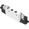 FESTO - Magnetventil VUVG-L14-T32-G18-1R8L - 2x 3/2-vägsventil - Intern pilotluftförsörjning - Pneumatisk/mekanisk fjäder - Inline-ventil G1/8 - med elektrisk anslutningsplatta R8 - Pris per styck
