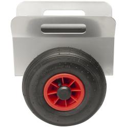 Chariot &agrave; pinces pour panneaux - Largeur de serrage 0-110 mm - Roue pneumatique - Capacit&eacute; de charge 170 kg - &Oslash; de la roue 260 mm - Prix &agrave; l'unit&eacute;