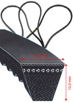Spacesaver "XPA" - 16,3x13 mm - DIN 7753/1