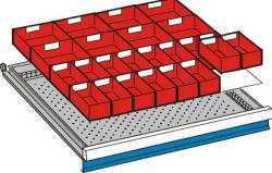 Inzetkastenset voor ladekasten BxT 717 x 725 mm
