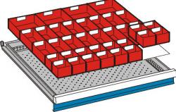 Inzetkasten voor ladekasten BxT 717 x 725 mm