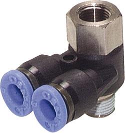 Y-Steckverbindungen - mit Innengewinde SchlauchØ 4-12mm