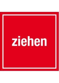Türkennzeichnung "ziehen" - 50 bis 400 mm