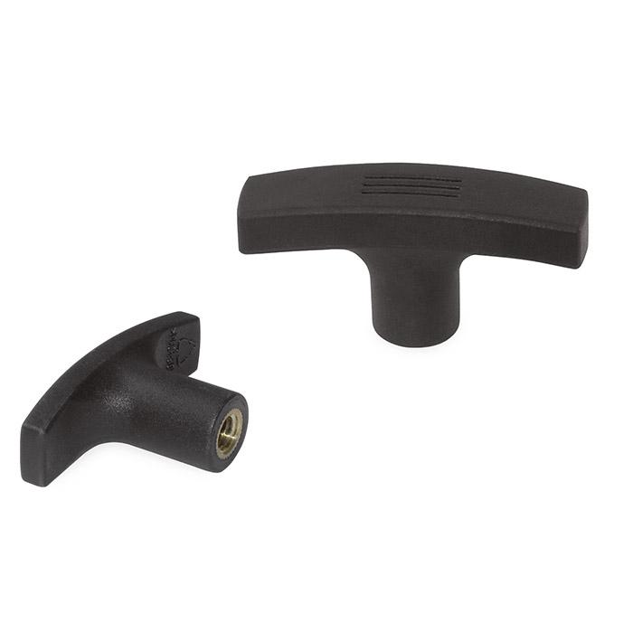 T-handle nuts - Ø 50, 60 and 72 mm - M 6, M 8 and M 10