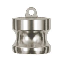 Camlock - tipo DP - acero inoxidable 1.4401 - tamaño 1 - PN 16 bar - tapón Ø 37 mm