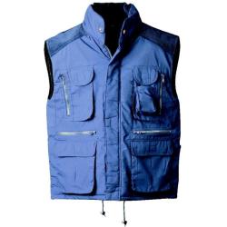 Weste UNDELOH – Gilet Senza Maniche Uomo, Colore Blu Marina, Composizione 65% Poliestere 35% Cotone, Classico E Casual