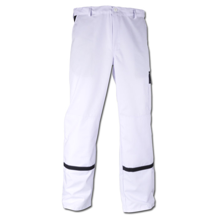 Pantalón de cintura "beb" blanco/azul marino para pintores y decoradores