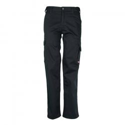 Pantalón cintura fácil - 65% poliéster, 35% algodón aprox. 285 g/m² - negro