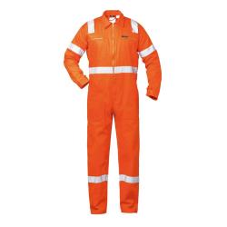 Craftland® Ralley-Overall Suzuka - mit Reflexstreifen - Größe 54 - orange