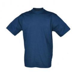 Restpost - Arbejdsshirt "MARKO" T-shirt - 100% bomuld - stofvægt 180 g / m² - størrelse S (46/48) - farve marine