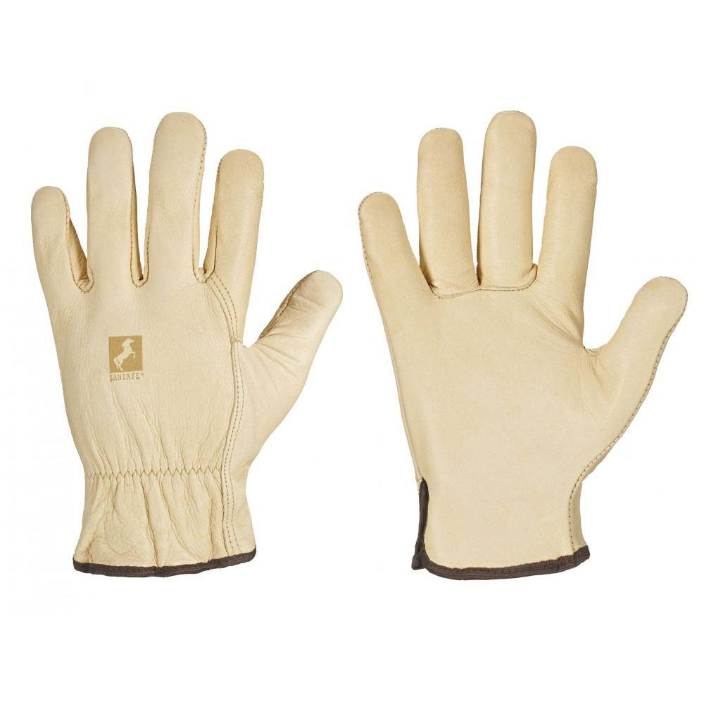 Werkhandschoen "Cameron Driver" - Santa Fe® - Rid-Nappa-leer - Beige - Maat 9 tot 11