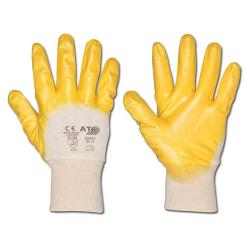 Gant nitrile - Cat. 2 - EN 388 (3.1.1.1.) - Taille 8 à 10 - Conditionnement 12 paires - Prix par lot