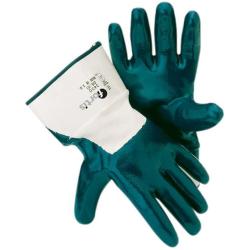Nitrilhandschuh "MECHANIC BLUE" - Gr&ouml;&szlig;e 10 - mit Stulpe - VE 12 Paar - Preis per VE