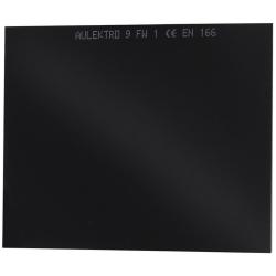Schwei&szlig;erschutzglas DIN 9 - f&uuml;r Schutzschilde - Abmessung 90 x 110 VE 10 St&uuml;ck - Preis per St&uuml;ck