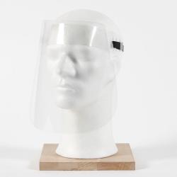 Faceshield PVC - Protección facial - PVC - transparente brillante, 300µ - 450 x 450 mm - Precio por unidad