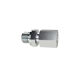 Złączka wkręcana prosta - Stal ocynkowana - M10x1.0 do R 1 - Średnica zewnętrzna rury od 6 mm do 25 mm