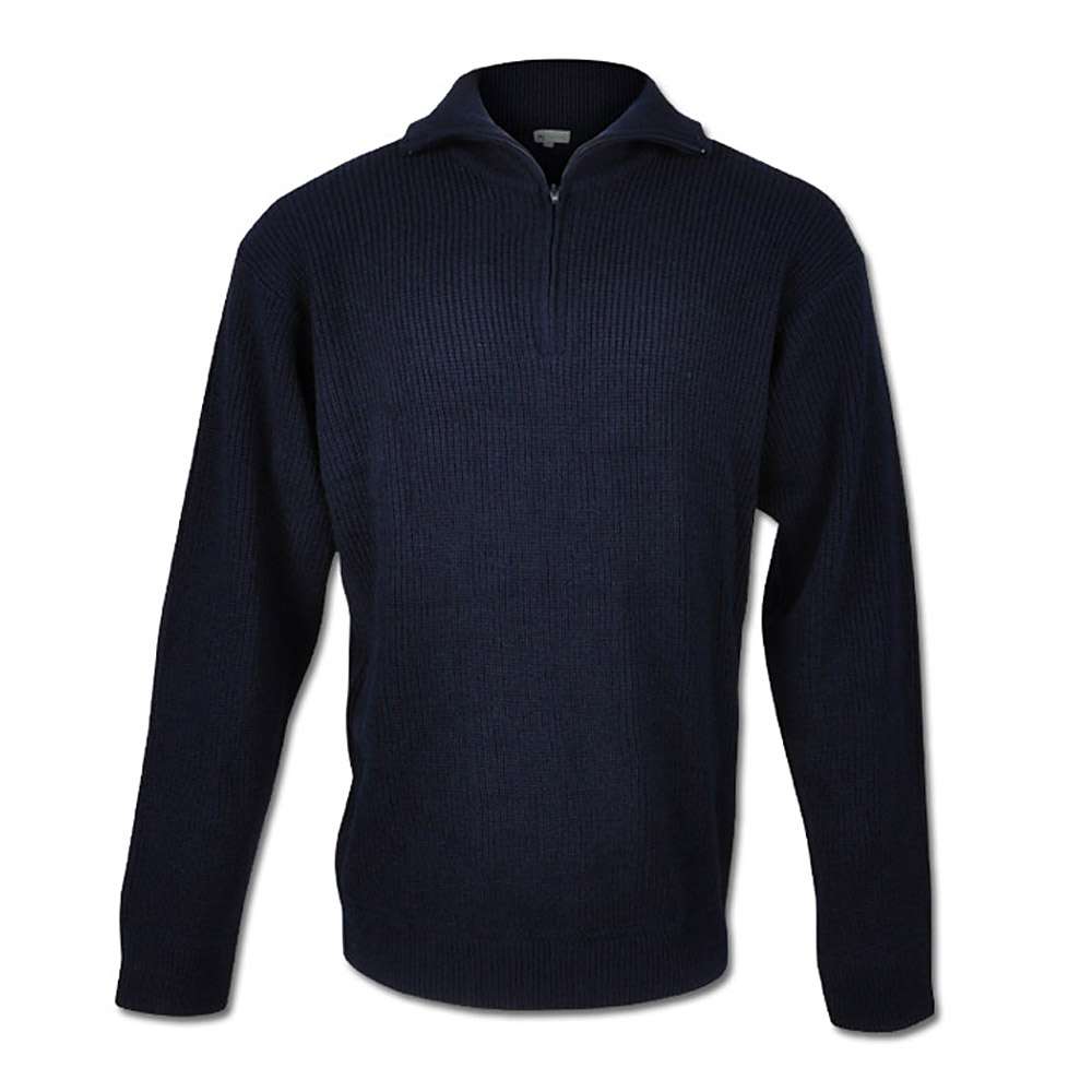 Troyer Marine Pullover "HUMMEL" Elysee - 70% uld, 30% akryl - marine