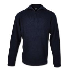 Troyer Marine Pullover "HUMMEL" Elysee - 70% uld, 30% akryl - marine