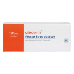 aluderm&reg;-aluplast - elastisch Strips - 1,9 x 7,2 cm - Farbe wei&szlig; - verschiedene Ausf&uuml;hrungen - Preis per VE