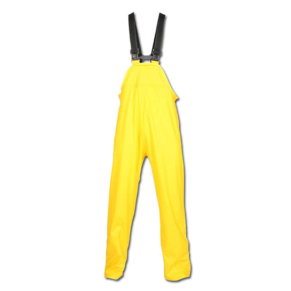 PU Rain bib "HALMSTAD" - gul - EN 343