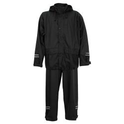 Regenanzug - Ocean Atec Light - Kältebeständig - Größe XS bis 4XL - Schwarz