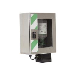 Sein&auml;kaappi - tyhj&auml; - silm&auml;huuhdepulloille - ruostumatonta ter&auml;st&auml; - pakkasenkest&auml;v&auml; ja l&auml;mmitett&auml;v&auml; - 100 wattia - IP66-suojausluokka - hinta per kappale