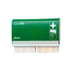 QuickFix - laastariannostelija "DUO" Plum:lta - tekstiili ja vedenpit&auml;v&auml;t laastarit