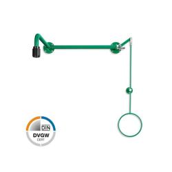 Prysznic bezpieczeństwa do ciała - ClassicLine - stal nierdzewna, tworzywo sztuczne - wydatek wody - 50 l/min - do montażu nad drzwiami natynkowego