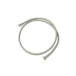 Manguera revestida de acero inoxidable - para duchas manuales para ojos - longitud 1500 mm - salida de agua 1/2 pulgada - precio por unidad