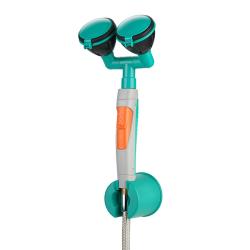 Doccia oculare manuale - con due soffioni - ottone, plastica - per montaggio a parete e su tavolo