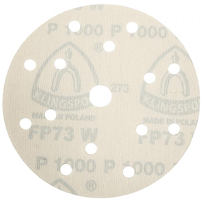 Disco carta vetrata FP 73 WK - disco Ø 150 mm - grana 80 a grana 1500 - forma foro GLS 47 - confezione da 100 - prezzo per confezione