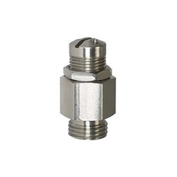Mini-afblaasventiel - roestvrij staal - G 1/8" - PN max. 0,5 tot 60 bar - responsdruk min. 0,5 tot max. 60 bar - niet componentgetest - prijs per stuk