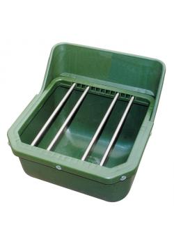 Comedero para potros - anchura 33 cm - altura 33,5 cm - profundidad 28 cm - con barras de metal